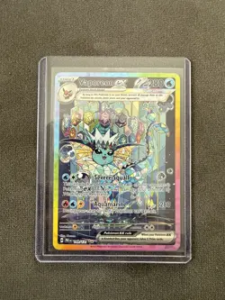 Pokemon TCG Vaporeon EX Prismatic Evolutions Special Illustration Card 149/131 - Image 1