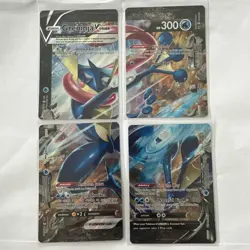 Greninja V-Union SWSH 155 156 157 158 [Set of 4] Black Star Promo Pokemon Cards! - Image 1