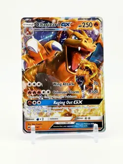 Charizard GX Holo #20/147 2017 Pokemon Sun & Moon Burning Shadows NM 🔥 - Image 2