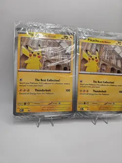 2x Pokemon TCG Promo Oversized Card - Pikachu at the Museum (Sealed) - UK - Image 2