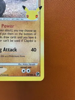 Claydol 15/106 Celebrations Pokemon TCG Holo Rare NM/M 1553 - Image 5