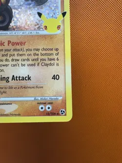 Claydol 15/106 Celebrations Pokemon TCG Holo Rare NM/M 1556 - Image 5