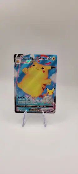 Surfing Pikachu VMAX 009/025 Celebrations Full Art Ultra Rare Pokemon Card NM - Image 2