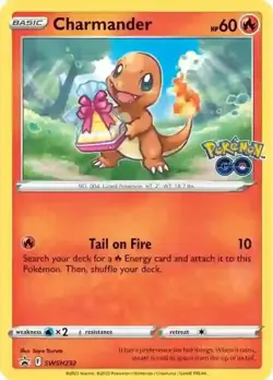 Charmander - SWSH232 - Pokemon Sword & Shield Promo Ultra Rare Holo Card NM - Image 1