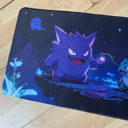 Gengar And Bulbasaur Rubber Playmat Play Mat Pokemon Tcg Card Cards Game - Image 2