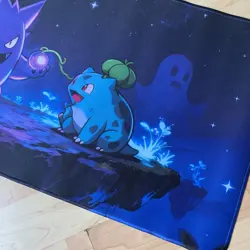 Gengar And Bulbasaur Rubber Playmat Play Mat Pokemon Tcg Card Cards Game - Image 3