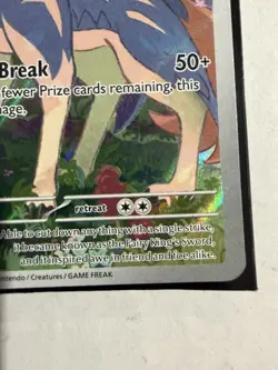 Zacian 100/094 Illustration Rare Pokemon TCG Phantasmal Flames Near Mint - Image 4