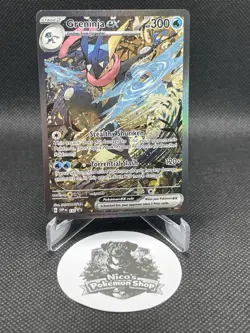 Pokemon TCG Greninja ex 132 Sv: Scarlet & Violet Promo Holo EX - Image 1