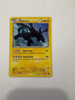 Pokemon TCG Zekrom B&W Plasma Freeze 39/116 Rare Cosmos HOLO - Image 1