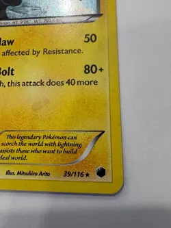 Pokemon TCG Zekrom B&W Plasma Freeze 39/116 Rare Cosmos HOLO - Image 5