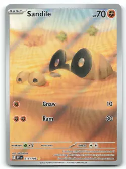 Sandile Illustration Rare SV01: Scarlet & Violet Base Set 216/198 NM - Image 1
