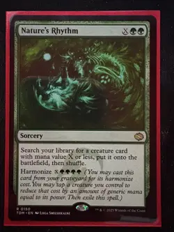 Nature's Rhythm #150 MTG Tarkir TDM NM X1 - Image 1