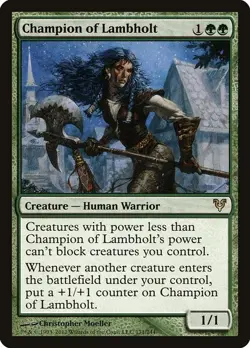 [MTG] Champion of Lambholt (171) (AVR) NM - Image 1