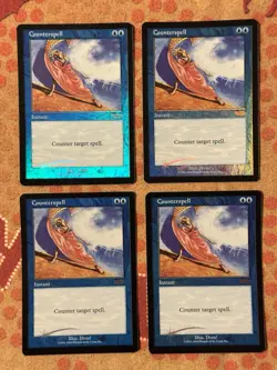 MtG: Playset of 4 x DCI Judge Foil Counterspell - NM - Image 1