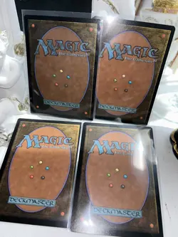 MTG 4x RETRO FOIL Counterspell JAPANESE Dominaria Remastered Release Promo NM - Image 4