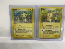Minun 41/107 & Plusle 44/107 EX Deoxys Pokemon Card Set Reverse Holo Rare NM - Image 1