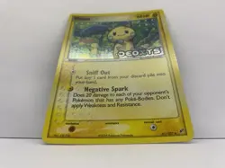 Minun 41/107 & Plusle 44/107 EX Deoxys Pokemon Card Set Reverse Holo Rare NM - Image 3