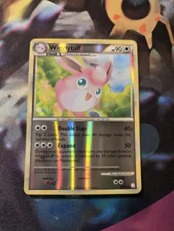 Wigglytuff 56/123 Heartgold & Soulsilver Reverse Holo Pokemon TCG Card NM - Image 1