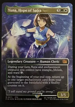Yuna, Hope of Spira, Chocobo Foil Track Borderless Final Fantasy 0571 - Image 1