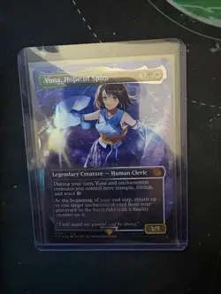 Yuna, Hope of Spira (Borderless) (Chocobo Track Foil) Final Fantasy Foil - Image 1