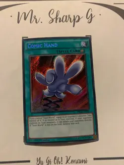 COMIC HAND - 1st EDITION DRL2-EN026 ENGLISH Yu-Gi-Oh! CARD SECRET RARE HOLO - Image 2