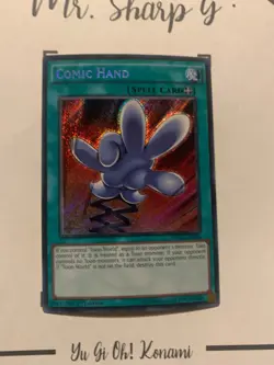 COMIC HAND - 1st EDITION DRL2-EN026 ENGLISH Yu-Gi-Oh! CARD SECRET RARE HOLO - Image 4