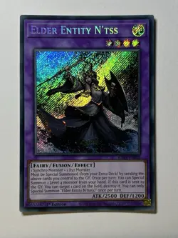 Elder Entity N'tss Secret Rare Card RA01-EN026 1st Edition Yu Gi Oh MINT - Image 1