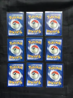 Pokemon Cards: Shadowless Base Set 28 Card Non-Holo Lot - Image 2