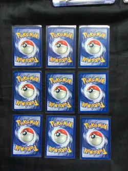 Pokemon Cards: Shadowless Base Set 28 Card Non-Holo Lot - Image 4