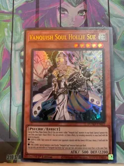 Yugioh 1x Vanquish Soul Hollie Sue DUAD-EN022 Ultra Rare 1st Edition Near Mint - Image 1