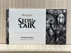 Magic the Gathering MTG Secret Lair Dreaming Darkly Rainbow Foil Edition Sealed - Image 1