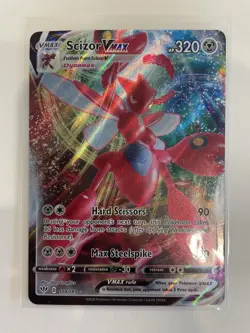 Pokemon Scizor VMAX Secret Rare Holo Darkness Ablaze 2 Card Lot - Image 2