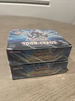YuGiOh Toon Chaos Booster Box - Unlimited Edition - Konami Sealed - Pegasus! X 2 - Image 1