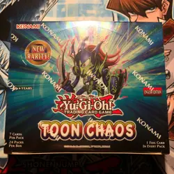 YuGiOh Toon Chaos Booster Box - Unlimited Edition - Konami Sealed - Pegasus! - Image 1