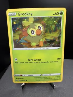 Pokemon TCG Sword & Shield Grookey 010/202 Cosmos Holo Promo NM! - Image 1