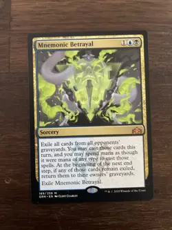 1x Mnemonic Betrayal English Guilds of Ravnica MTG Magic - Image 1