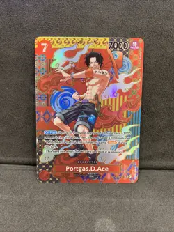 Portgas D Ace OP08 (SP) OP02-013 Two Legends One Piece Tcg English - Image 2