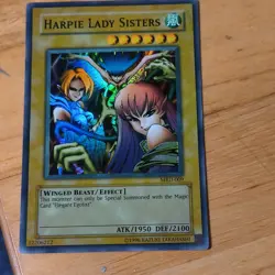 Konami Yu-Gi-Oh! TCG Harpie Lady Sisters Metal Raiders MRD-EN009 Super Rare Win. - Image 1