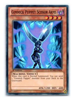 Gimmick Puppet Scissor Arms - NUMH-EN008 - Super Rare - 1st Edition - Yugioh - Image 1