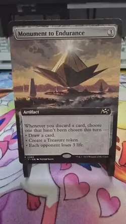 MTG Monument to Endurance Extended Art Non-Foil Aetherdrift NM - Image 1