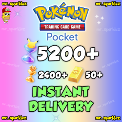 【INSTANT & CHEAPEST】Pokemon TCG Pocket Trading Card Game ⏳ 5200+ Hourglass - Image 1