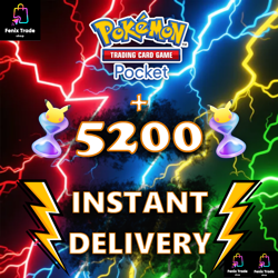 [INSTANT] Pokemon TCG Pocket Trading Card Game With Over 5200+ Pack Hourglass - Image 1