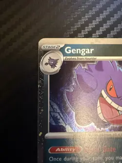 Pokemon Gengar Trick or Trade 2024 Cosmo Holo Card 057/091 - Image 2