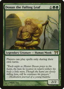 MTG Dosan the Falling Leaf - Champions of Kamigawa #205 - Image 1