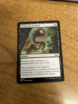 Withering Torment Duskmourn: House of Horror Regular NM-M Unplayed - Image 1