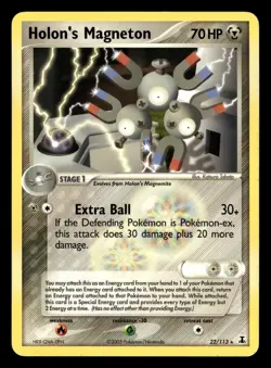 Holon's Magneton 22/113 Rare Ex Delta Species Pokemon Card - Image 1