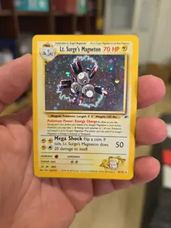 Pokemon Card, Lt. Surge's Magneton 8/132 Gym Heroes WOTC - Image 3