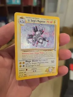 Pokemon Card, Lt. Surge's Magneton 8/132 Gym Heroes WOTC - Image 5