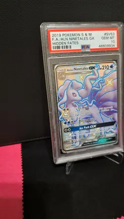 Pokemon TCG: Alolan Ninetales GX SV53/SV94 Hidden Fates PSA 10 GEM MINT - Image 2