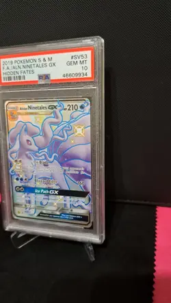 Pokemon TCG: Alolan Ninetales GX SV53/SV94 Hidden Fates PSA 10 GEM MINT - Image 3